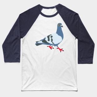 PIGEON – City Bird Hand Cut from Paper - Original Art Baseball T-Shirt